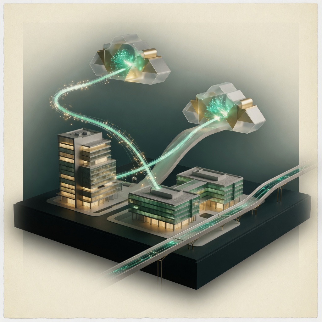 Architectural visualization of resilient multi-site connectivity with independent network paths