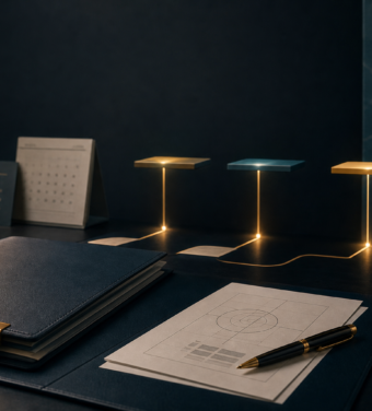 Technology renewal planning workspace with a staged decision path